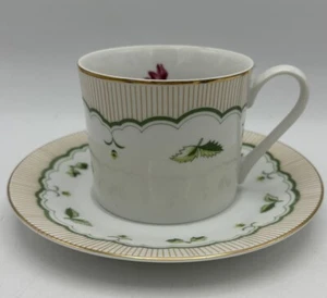 Georges Briard Victorian Garden Private Collection Cyclamen Cup & Saucer Set Tea - Picture 1 of 7