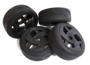 Tires, Wheels & Inserts TK28 Style w/ 17mm Hex for 1/8 Buggy Size 4pcs OD=102mm - Picture 1 of 1