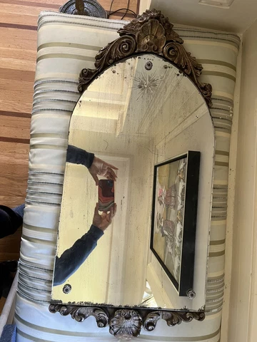Vintage Antique Vanity Mirror Wall Mirror Cover