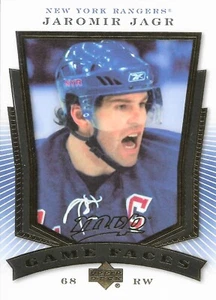 2007-08 Upper Deck MVP Game Faces - Card #GF2 - Jaromir Jagr - New York Rangers - Imagen 1 de 4