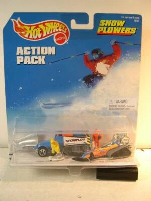 Hot Wheels Action Pack SNOW PLOWERS, NIP, Big Chill, Power Plower. - Image 1 of 4