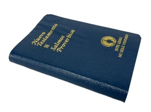NEW Gideons 1960 Spanish Bible Nuevo Testamento Salmos Proverbios Pocket Bible - Picture 1 of 8