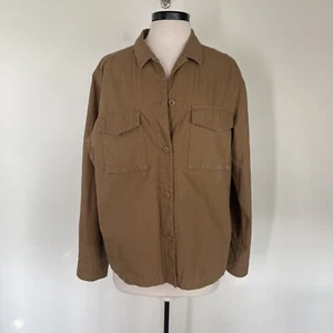 Chaqueta Uniqlo Para Mujer Extra Grande XL Carmelo Cuadrada Utilidad Militar Ripstop Camisa - Imagen 1 de 9