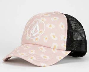 New Volcom W Hey Slims (Junior's Girls ROSE) Trucker Snapback RHTVLC-1 - Picture 1 of 4