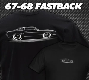 1967 1968 Fastback Mustang T-Shirt 67 68 GT GTA Cobra Jet Ford 289 302 390 428 - Bild 1 von 24