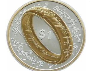 Lord of the rings New Zealand 2003 $1 coin .925 Silver - Picture 1 of 9
