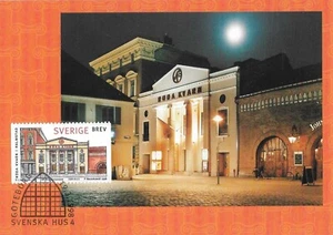 Röda Kvarn Cinema In Halmstad Architecture House Stamp Sweden FDC Card 1998 - Picture 1 of 1