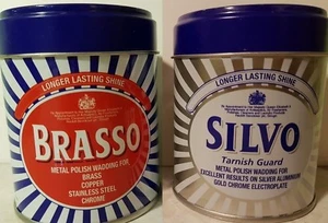 Silvo Or Brasso Wadding Metal Brass Copper Chrome Silver Gold Polish Cleaner 75g - Picture 1 of 12