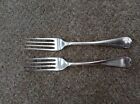 2 silver plated forks vintage 6.75 inch/ 17cm long. A Dixon and a Goldsmith