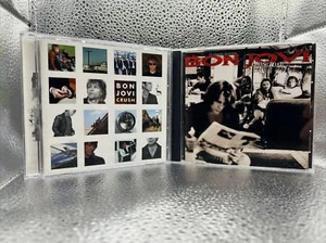 Bon Jovi 2 CD Lot Crush/Cross Road ISLAND 314542 474-2/ MERCURY 314526 013-2 VG+ - Foto 1 di 8