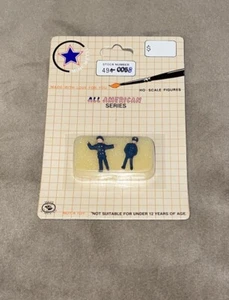 Mini Metal All American #494-0058 HO-Scale 2 Street Police Hand Painted - Picture 1 of 3