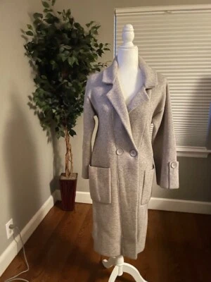 PEQUEÑO Suéter/Abrigo Largo Love Token en Tostado/Marrón Foto 1 de 4