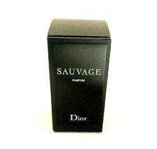 CHRISTIAN DIOR SAUVAGE Parfum Mini Splash 034.oz /10ml New in Box