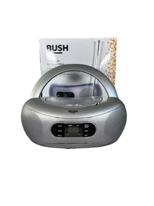 Bush Bluetooth Ghettoblaster - Silber Tragbares CD Radio mit Bluetooth CD-78B-BTFM - Bild 1 von 14