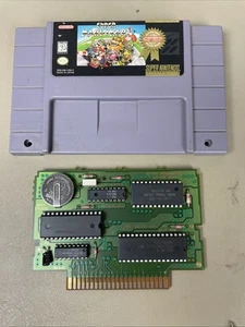 Super Mario Kart Super Nintendo SNES autentico - Foto 1 di 8