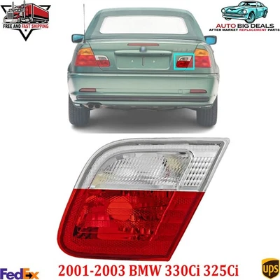 Tail Light Passenger Side Inner Halogen fits Coupe For 2001-2003 BMW 330Ci 325Ci Foto 1 de 4