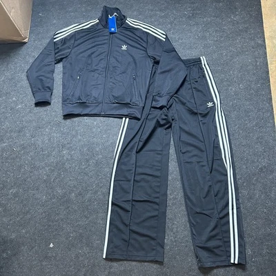 Adidas Originales Traje de Pista Mujer Pequeño Negro Firebird 3 Rayas, Trifolio IT7405 Foto 1 de 4