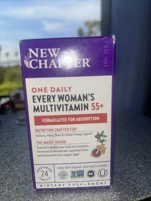 Comprimidos multivitamínicos para mujer New Chapter - 24 unidades Foto 1 de 2