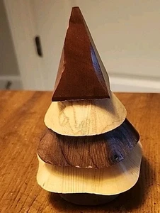 Schanz Furniture Handcrafted Wooden Tree Signed Norman Schatz 6" x 4" K - Picture 1 of 6
