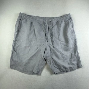 Tommy Bahama Shorts Herren XXL grau 100% Leinen Gummibund Kordelzug Strand - Bild 1 von 11