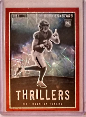 2023 Panini Rookies Stars Thrillers C.J. Stroud #TH-12 Longevity Prizm (RC) - Image 1 of 2