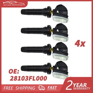 NEW 28103FL000 TPMS Tire Pressure Sensor Set of (4) for Subaru Impreza Crosstrek - Picture 1 of 7