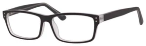 ENHANCE EN3970 UNISEX PLASTIC EYEGLASSES 54-16-140 MT. BLK/CRYSTAL W/SOFT CASE - Picture 1 of 1
