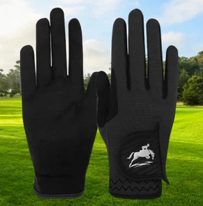 AU Ship Ladies Equestrian Horse Riding Gloves & Comfortable Grip for Outdoor - Picture 1 of 13