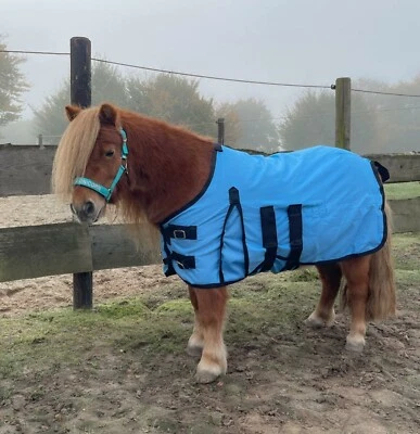 Neue 75cm 1200d Shetty/Pony Regendecke/Outdoordecke Ungefüttert - Bild 1 von 2