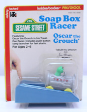 NEW VTG 1977 Sesame Street Knickerbocker Soap Box Racer Ramp Oscar Grouch 9268