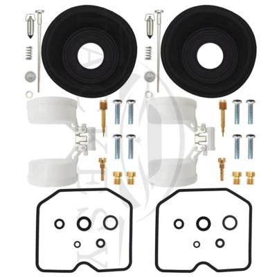2x Kit de reparación de reconstrucción de carburador para Kawasaki Vulcan 500 EN500C LTD 1996-2009 Foto 1 de 4