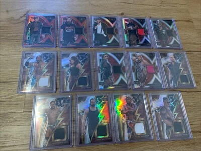 2023 SELECT WWE SELECTIVE SWATCHES,SPARKS WORN-USED MEMORABILIA RELIC SP LOT(14) - Image 1 of 4