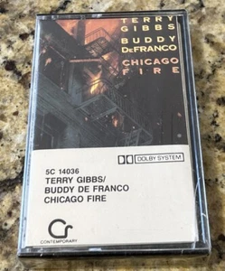 BUDDY DE FRANCO / TERRY GIBBS CHICAGO FIRE CASSETTE NEW SEALED - Picture 1 of 3