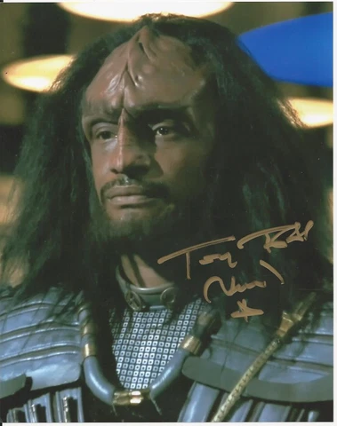 Tony Todd - Star Trek TNG signed photo Cover