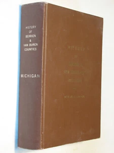History Berrien & Van Buren Counties Michigan MI 1880 reprint genealogy - Imagen 1 de 6