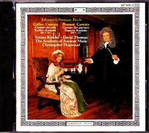 J.S. BACH CANTATAS CD Christopher Hogwood, Academy of Ancient Music - Imagen 1 de 2