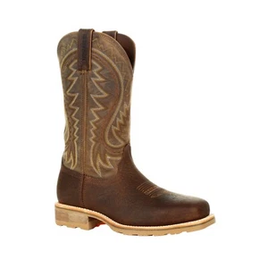 Durango Men's Maverick Pro Steel Toe Flaxen Brown Work Boots DDB0298 - Picture 1 of 6