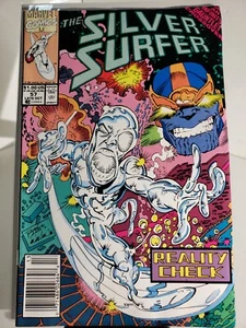 The Silver Surfer Reality Check Marvel #57 1991 An Infinity Gauntlet Crossover - Imagen 1 de 3
