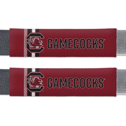 South Carolina Gamecocks Rally Design Seat Belt Pads 2 Pack [NEW] Seatbelt Car Cover