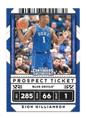 Boleto Panini Contenders 2020 selección del draft de baloncesto prospecto selección de la lista casi nuevo Foto 1 de 3