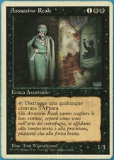 Royal Assassin (WB) Revised (ITALIAN) HEAVILY PLD Rare CARD (185848) ABUGames