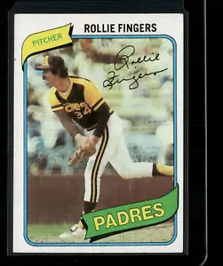 1980 Topps #651 Rollie Fingers - Picture 1 of 2