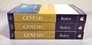 James Montgomery Boice GENESIS Expositional Commentary 1-3 Complete Vol 1 2 3 - Picture 1 of 10