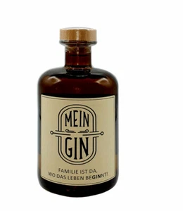 Mein Gin - Premium Dry Gin - Mein Gin 0,5L (41% Vol) - Familie ist da wo das Le - Bild 1 von 1