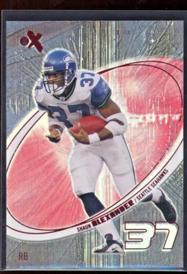 2004 Fleer E-X Shaun Alexander Essential Credentials Future /61 Seattle Seahawks - Image 1 of 2