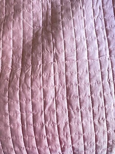 Restoration Hardware Baby & Child F/Q Pink/Choc Brown Coverlet/Quilt 74”x90” - Picture 1 of 10