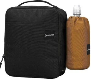 Bolsa refrigeradora de almuerzo aislada duradera Journeyman bolsa botella 2 piezas dúo trabajo escuela - Imagen 1 de 5
