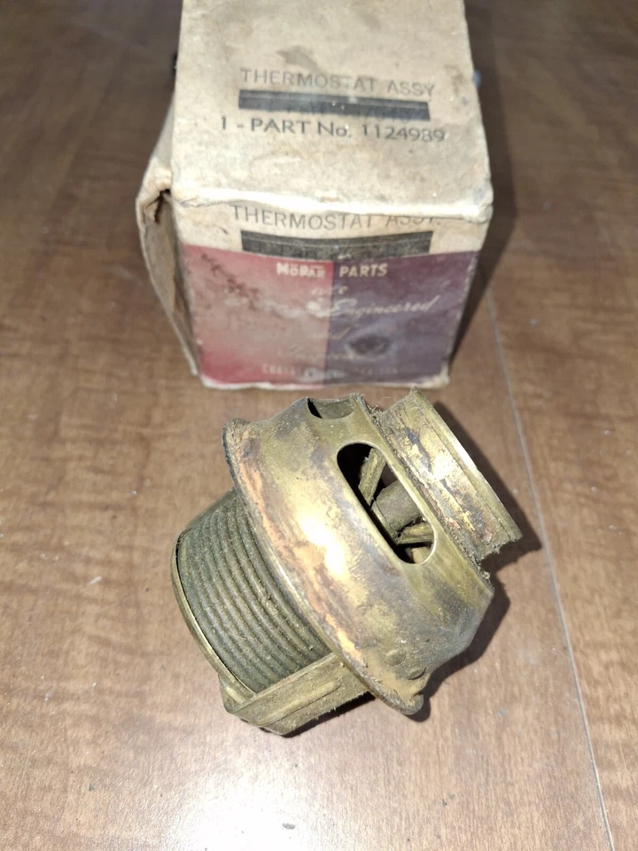 TERMOSTATO 1940-1956 Chrysler Dodge Plymouth Desoto Mopar NOS 1124989 Foto 1 de 1