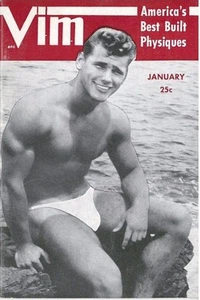 Vim Vol.1 No.9 Januar 1955, Vintage Male Beefcake Magazine - Bild 1 von 2