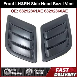 Front LH&RH Side Hood Bezel Vent 68292861AE 68292860AE for 2020-2022 Ram 1500 - Picture 1 of 11